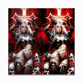 Devil Girl Canvas Print