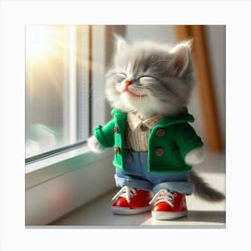 Cute Kitten 6 Canvas Print