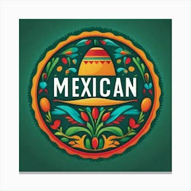 Mexican Logo Canvas Print