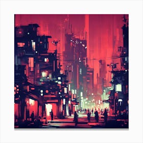 Futuristic City 2 Canvas Print