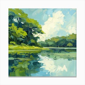 'River Reflection' 1 Canvas Print