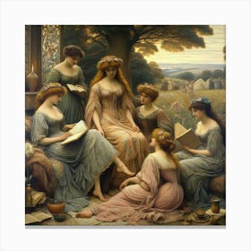 Ladies Of The Court Canvas Print