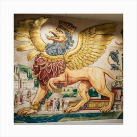 Lion Of Rome Canvas Print