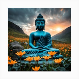 Buddha Statue Canvas Print