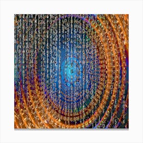 Matrix Technology Data Digital 1 Canvas Print