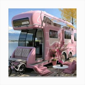 Pink Rv Canvas Print