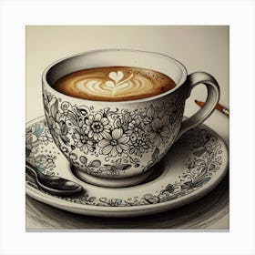 Coffee Cup Canvas Print