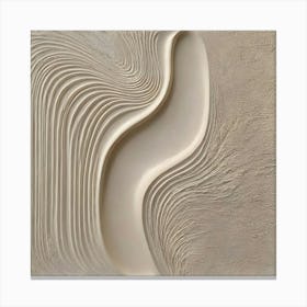 Wavy Wall Art 1 Canvas Print