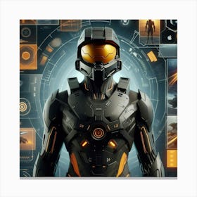 Halo 8 18 Canvas Print