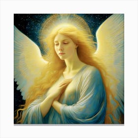 Golden Angel Canvas Print