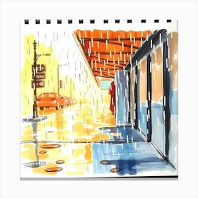 Rainy Day Canvas Print