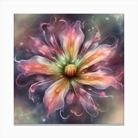 Flower Painting Canvas Print