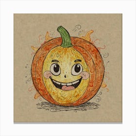 Halloween Pumpkin 1 Canvas Print