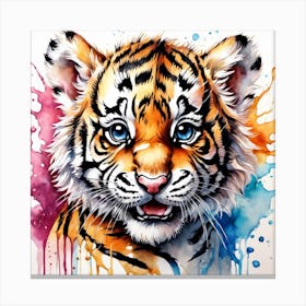 Tiger Cub Canvas Print