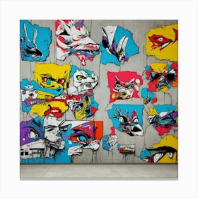 Graffiti Art Canvas Print