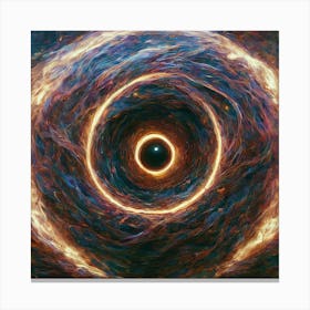 Black Hole 14 Canvas Print