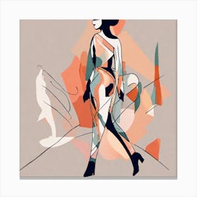 Fashion Illustration Canvas Print