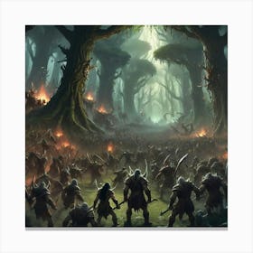 Dwarven Forest Canvas Print