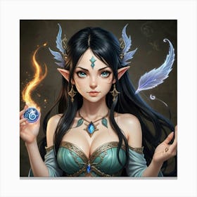 Elf Girl Canvas Print