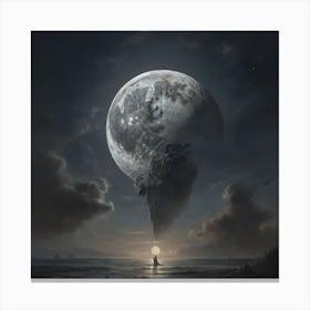 Moon moon Canvas Print