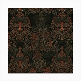 Damask Canvas Print