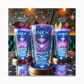 A Futuristic Drink Called Ankh S Vitality Elixir, Canvas Print