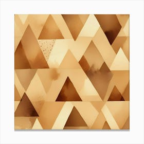 Abstract Triangles 21 Canvas Print