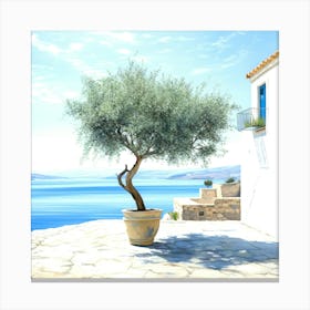 Mediterranean Serenity Canvas Print