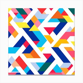 Abstract Geometric Pattern Canvas Print