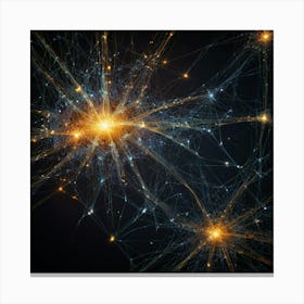 Neural Network 4 Canvas Print