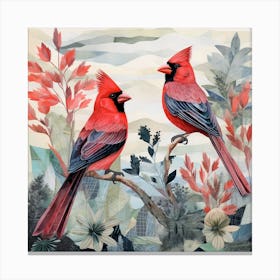 Bird In Nature Northern Cardinal 3 Canvas Print