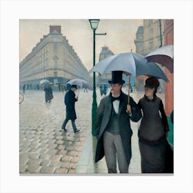 Rainy Day In Paris 1 Canvas Print