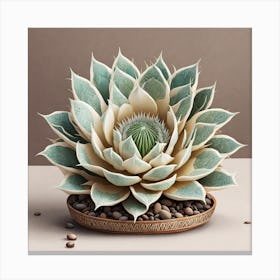 Succulent Plant Canvas Print