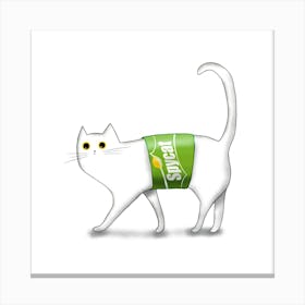 Sprite Cat Canvas Print