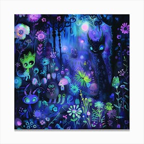 Nocturnal Forest Canvas Print