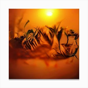 Tiger In The Sun Canvas Print