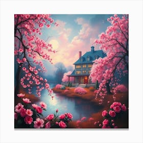 Cherry Blossoms 8 Canvas Print