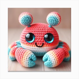 Amigurumi, crab 1 Canvas Print