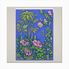 Tropical Garden Canvas Print