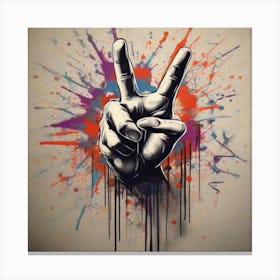 Peace Sign Canvas Print