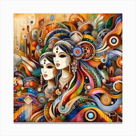 Krishna Canvas Print