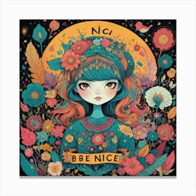 Illustrative Albedo Be Nice Art 0 Canvas Print