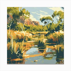 Kangaroo Creek Canvas Print