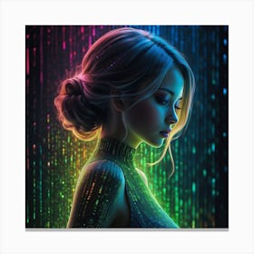 Sci-Fi Girl Canvas Print