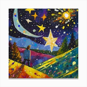 Starry Night 1 Canvas Print