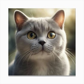 British Shorthair Cat 1 Canvas Print