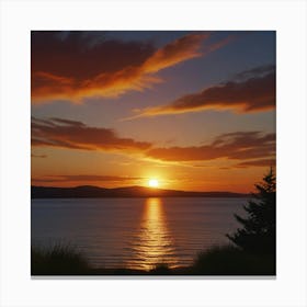 Sunset1 Canvas Print