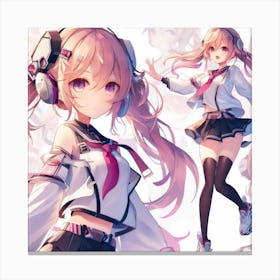 Anime Girl (79) Canvas Print