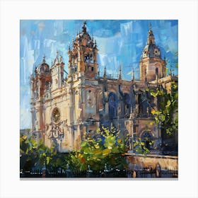 Cathedral Of Santa Cruz Canvas Print