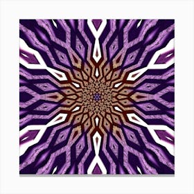 Purple Psychedelic Abstract Lienzo